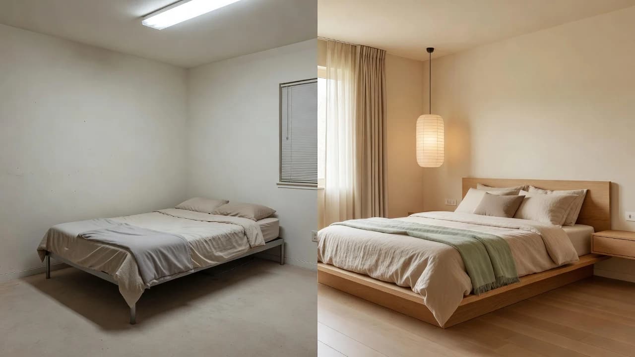 How to redesign a room with AI from one bedroom photo