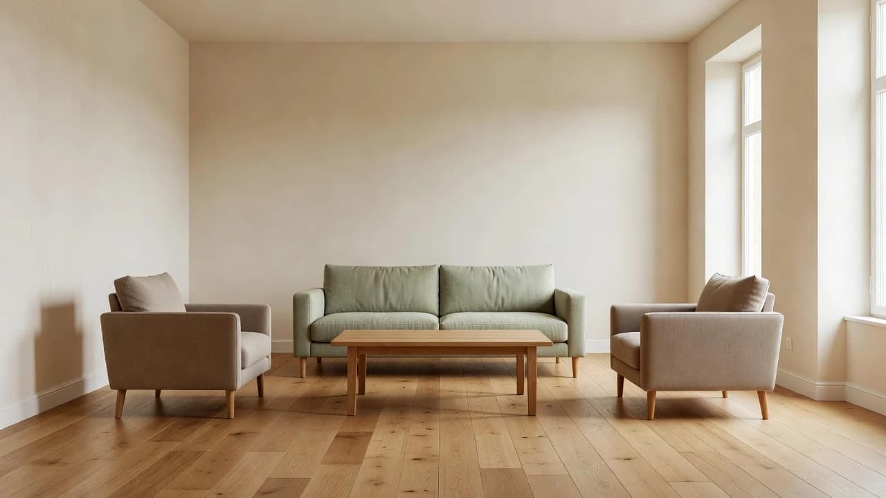 Complete room photo prepared for the best AI interior design app