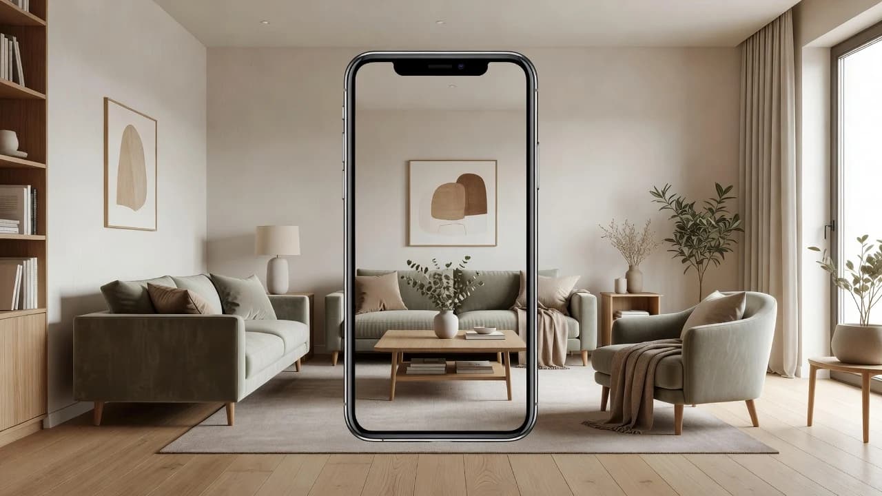Taking a clear room photo for an AI interior design makeover